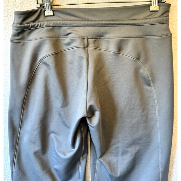 Nike Pants Women Large 12-14‎ Gray Legging Cropped Stretch Pull On Fit Dry - Picture 6 of 10